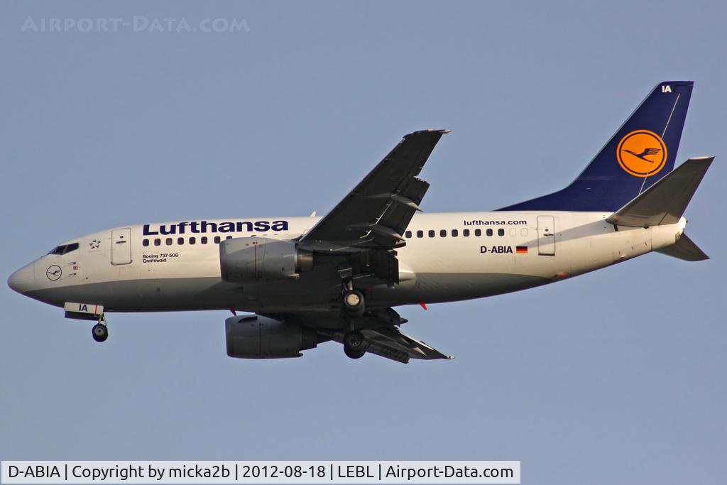 D-ABIA, 1990 Boeing 737-530 C/N 24815, Landing