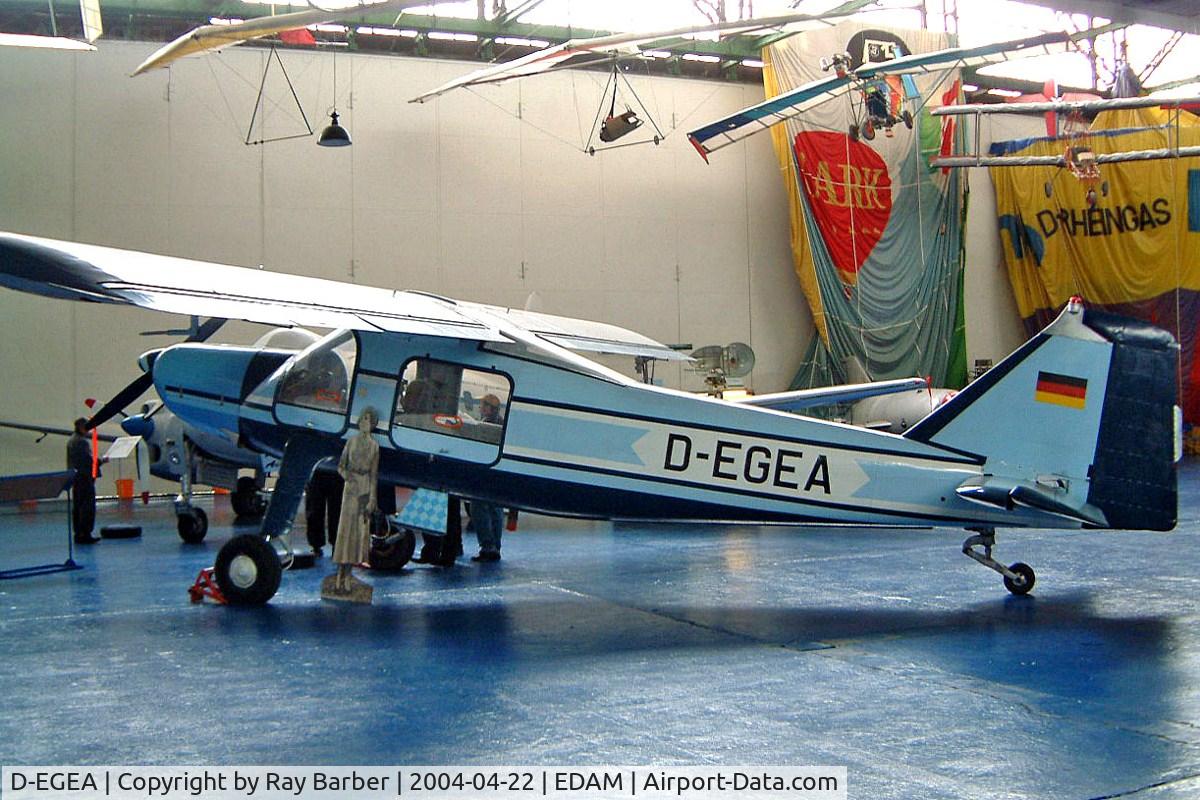 D-EGEA, Dornier Do-27A-4 C/N 377, Dornier Do.27A-4 [377] Meresburg~D 22/04/2004