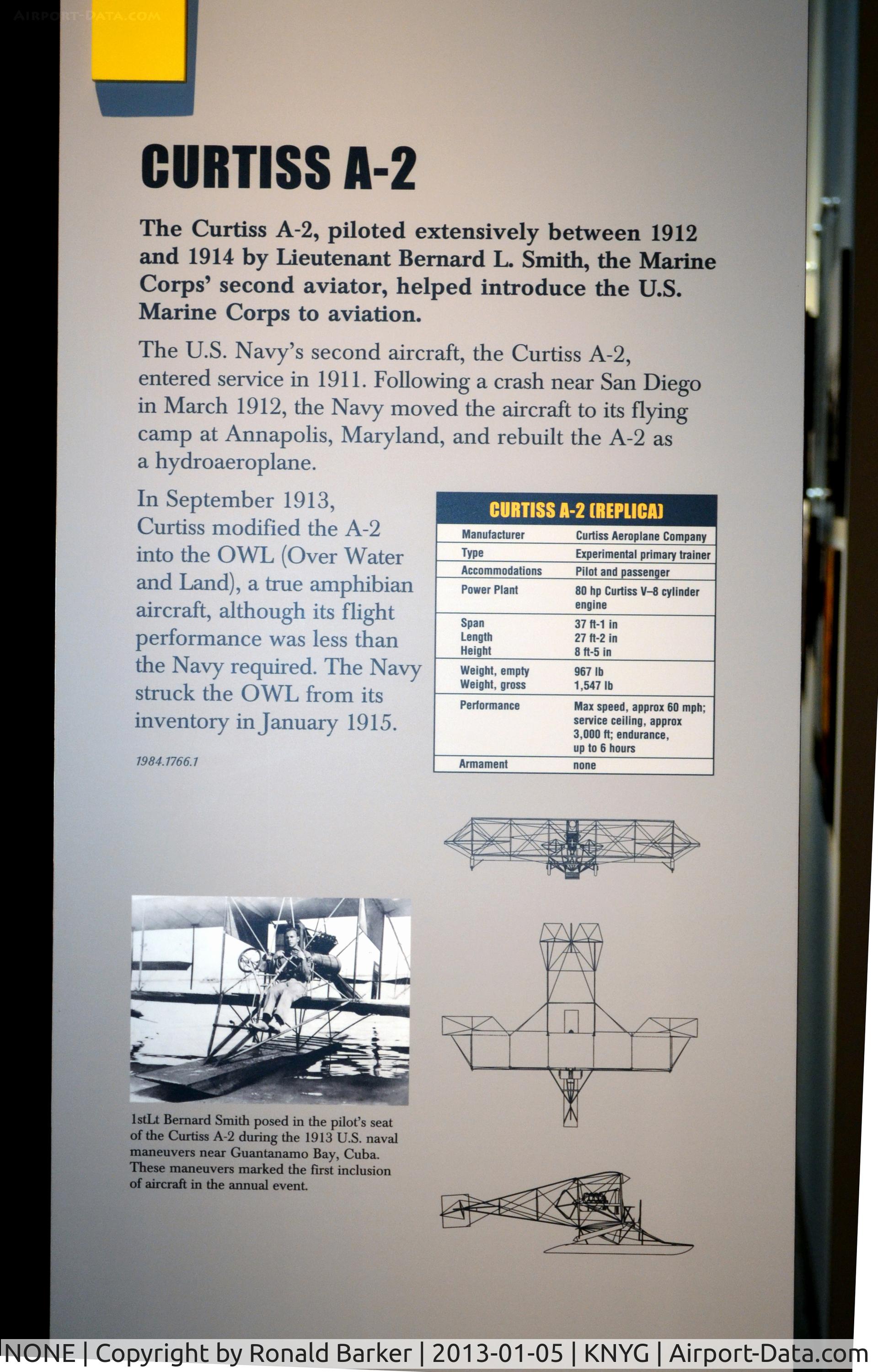 NONE, Curtiss A-2 (OWL) C/N None, A-2 USMC Museum