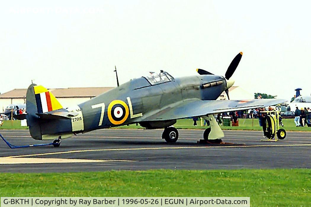 G-BKTH, 1939 Hawker (CCF) Sea Hurricane Mk1B C/N CCF/41H/4013, Hawker Sea Hurricane Ib [CCF/41H/4013] RAF Mildenhall~G 26/05/1996