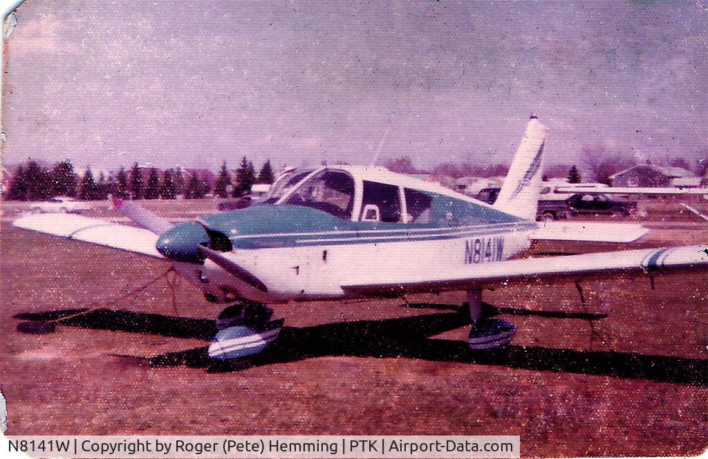 N8141W, 1965 Piper PA-28-180 C/N 28-2254, Piper Cherokee N8141W taken sometime in late '70s at PTK when my uncle owned her.