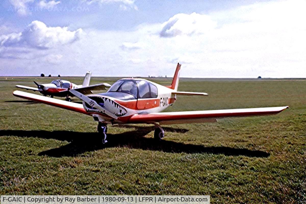 F-GAIC, 1976 Wassmer WA-81 Piranha C/N 803, Wassmer Wa.81 Piranha [803] Guyancourt~F 13/09/1980. Image taken from a slide.