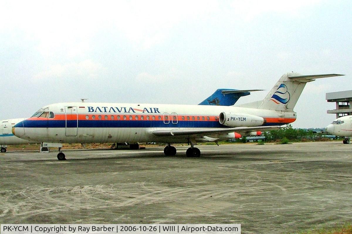 PK-YCM, 1981 Fokker F-28-4000 Fellowship C/N 11168, Fokker F-28-4000 [11168] (Batavia Air) Jakarta - Soekarno Hatta International~PK 26/10/2006