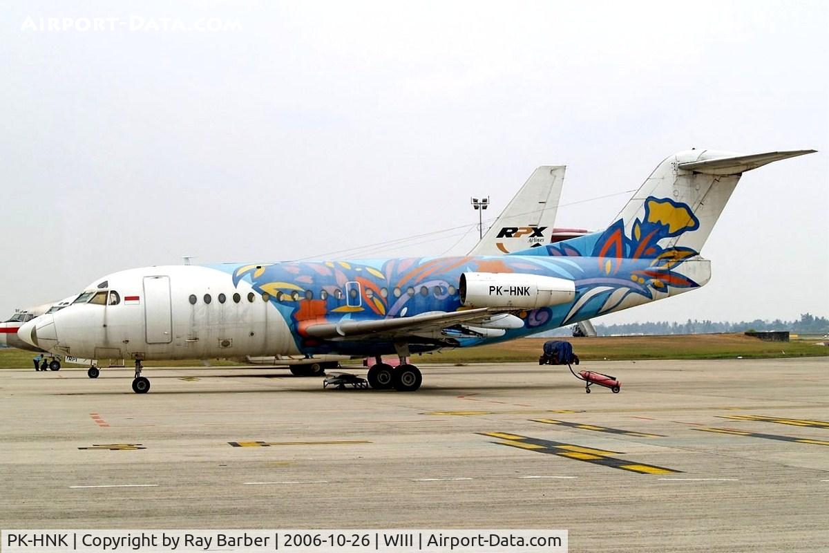 PK-HNK, 1978 Fokker F.28-3000 Fellowship C/N 11129, Fokker F-28-3000R Fellowship [11129] (Gatari Air Service) Jakarta - Soekarno Hatta International~PK 26/10/2006