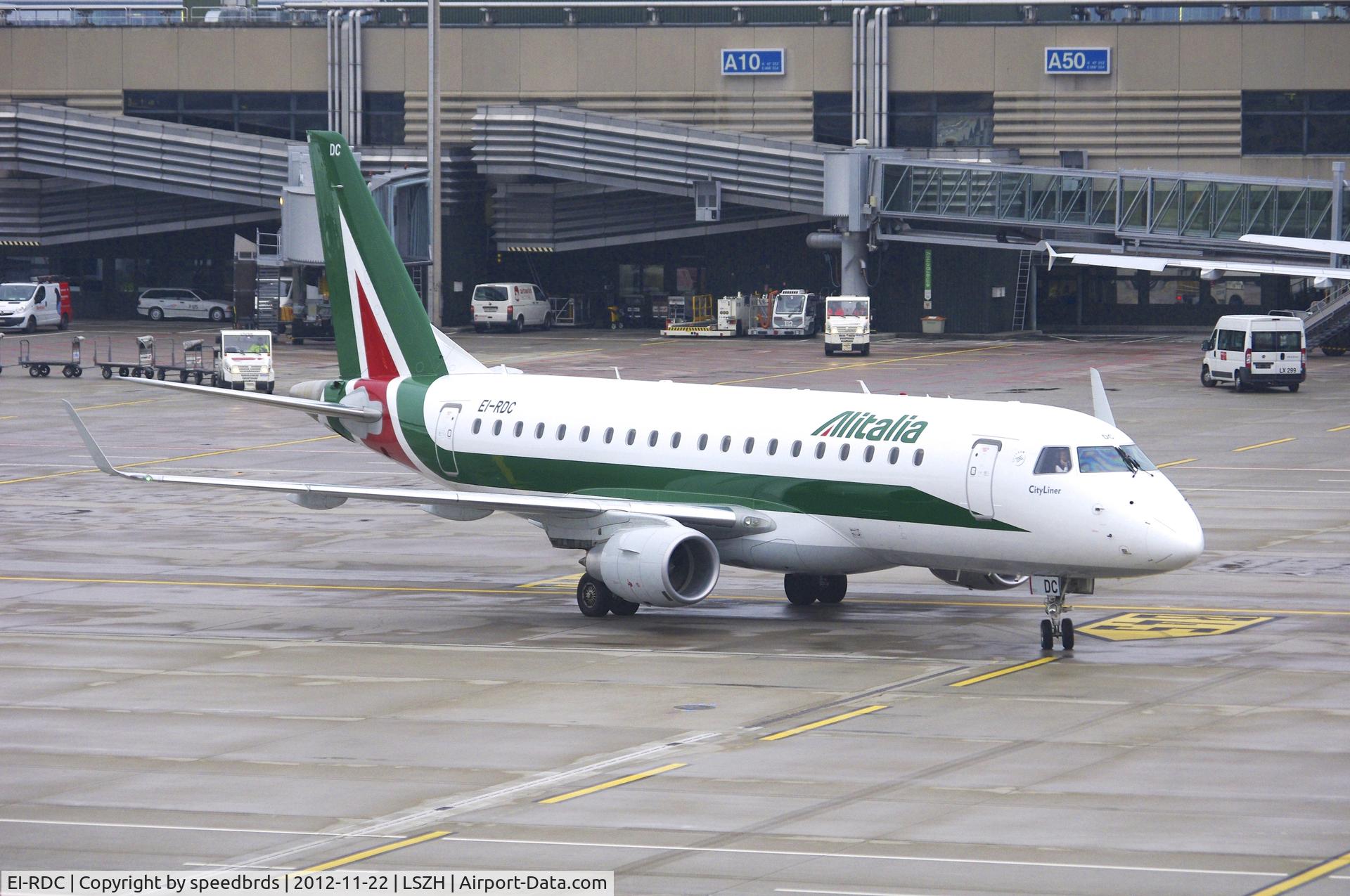 EI-RDC, 2012 Embraer 175STD (ERJ-170-200STD) C/N 17000333, Alitalia City Liner