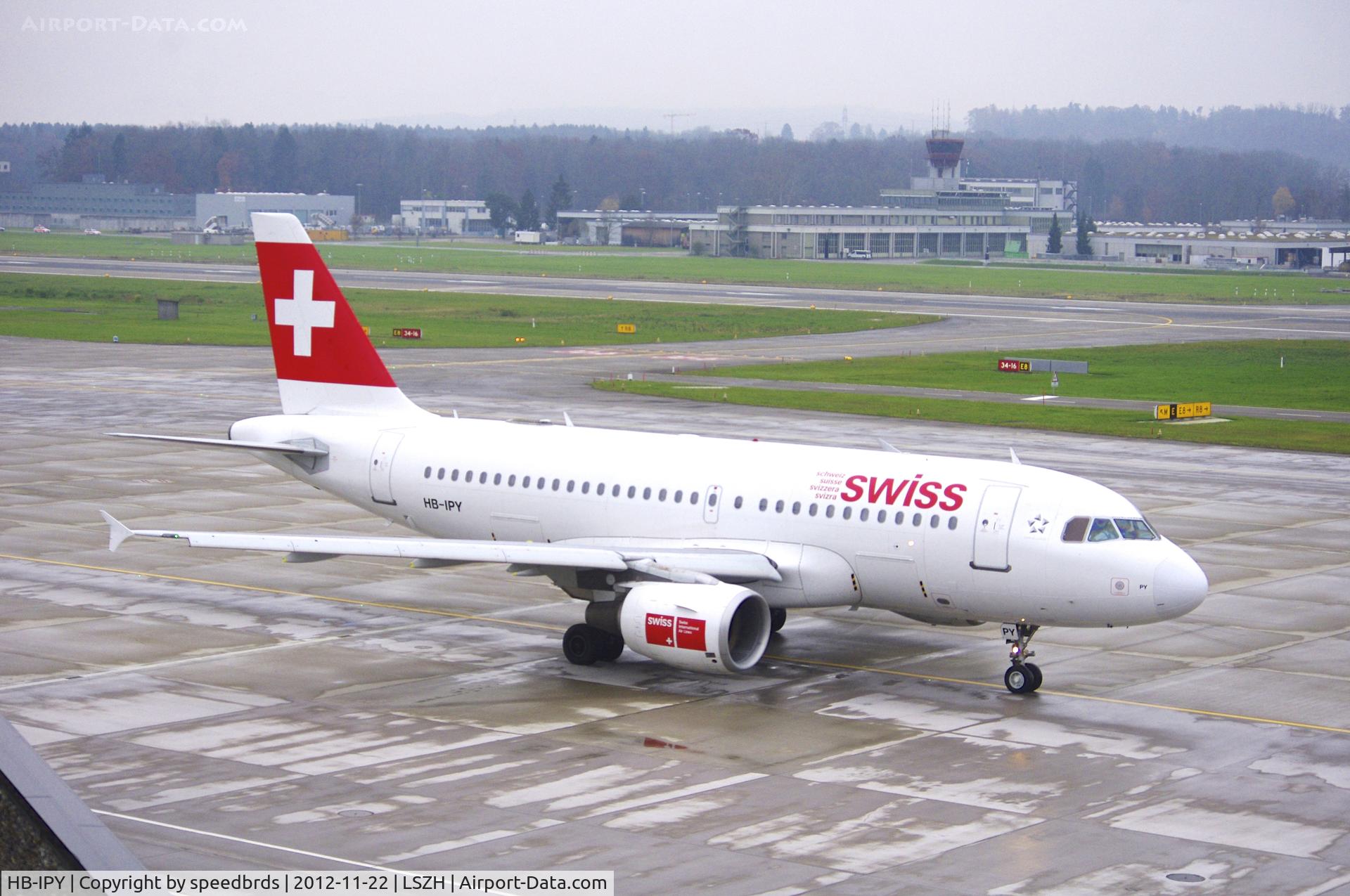 HB-IPY, 1996 Airbus A319-112 C/N 621, Swiss International Airbus A319