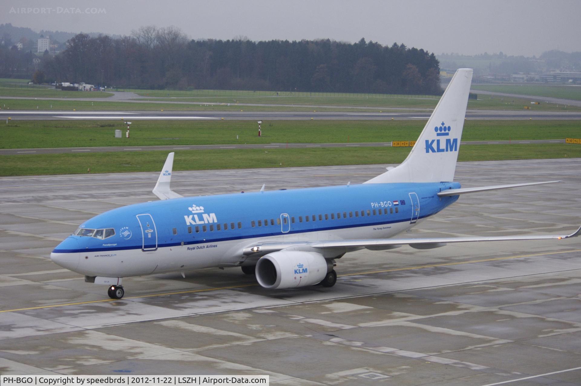 PH-BGO, 2011 Boeing 737-7K2 C/N 38126, KLM Royal Dutch Airlines Boeing 737