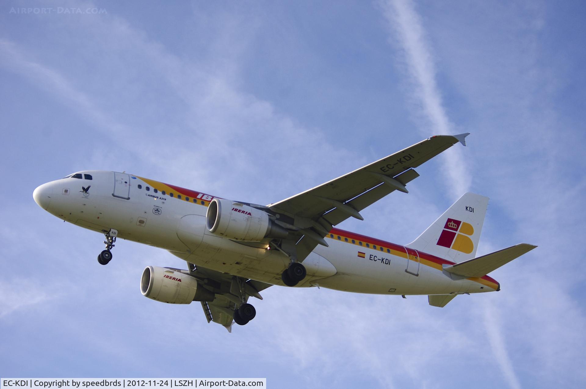 EC-KDI, 2007 Airbus A319-111 C/N 3102, Iberia Airbus A319