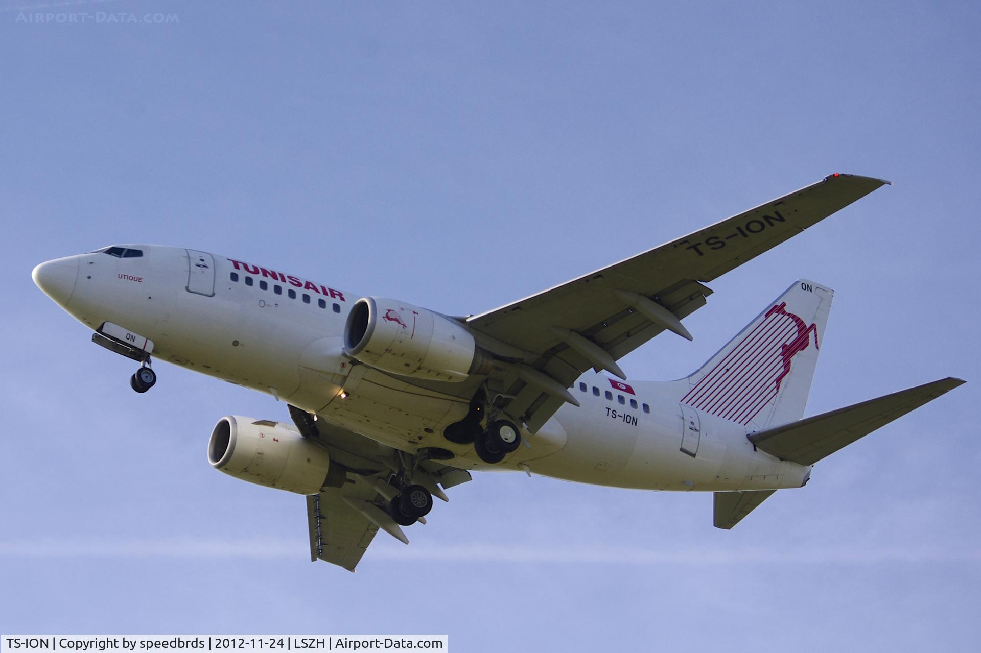 TS-ION, 2000 Boeing 737-6H3 C/N 29499, Tunisiair Boeing 737