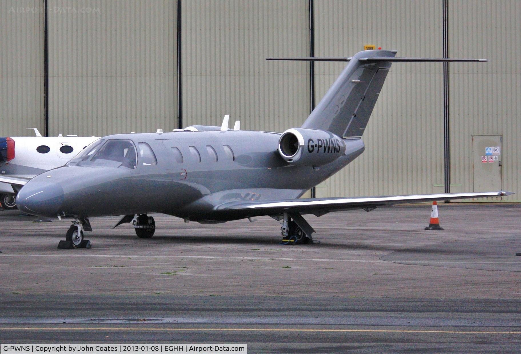 G-PWNS, 1996 Cessna 525 CitationJet C/N 525-0153, Grey visitor on a very grey day