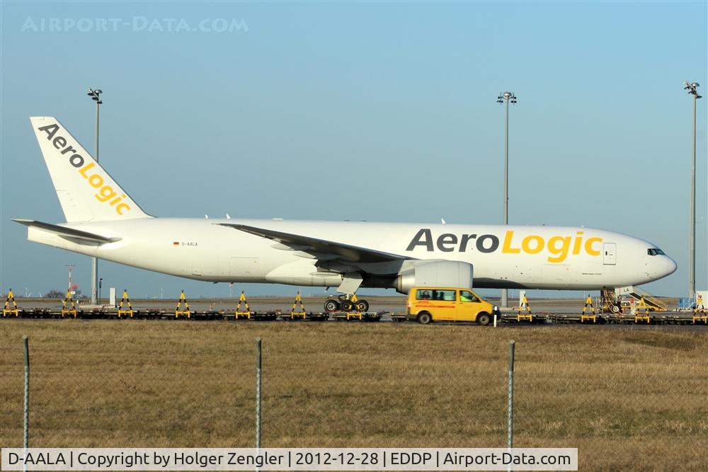 D-AALA, 2009 Boeing 777-FZN C/N 36001, DHL Air Hub Leipzig on a friday afternoon....