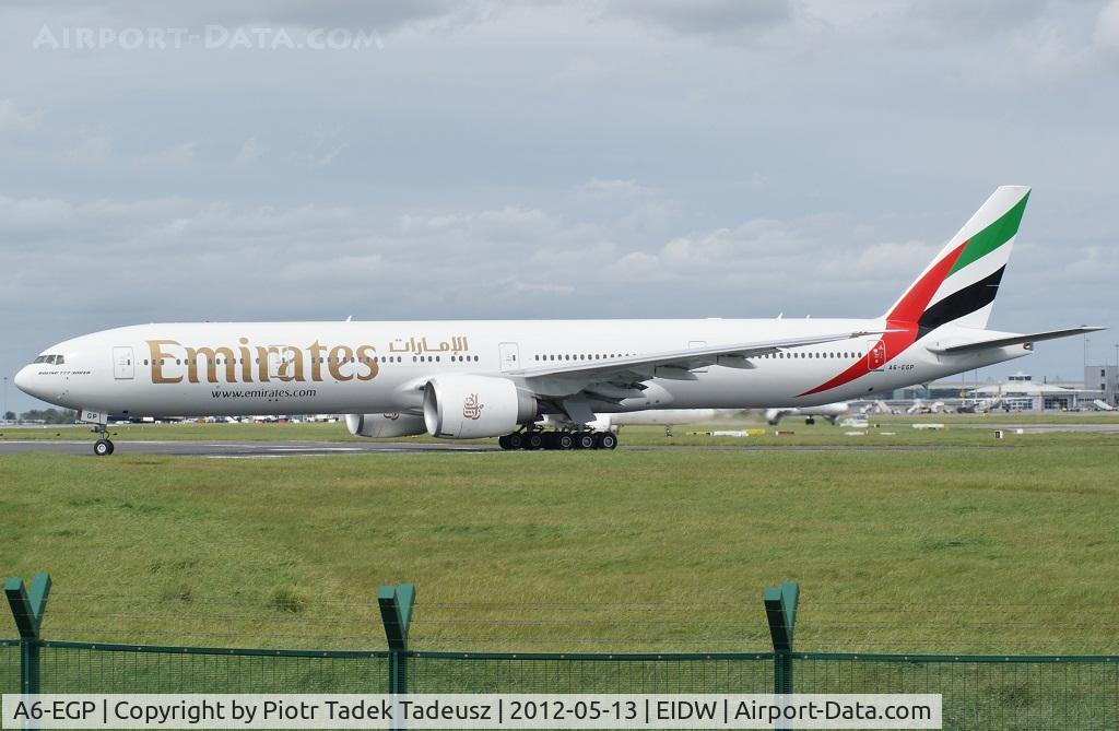 A6-EGP, 2012 Boeing 777-31H/ER C/N 35599, Dublin