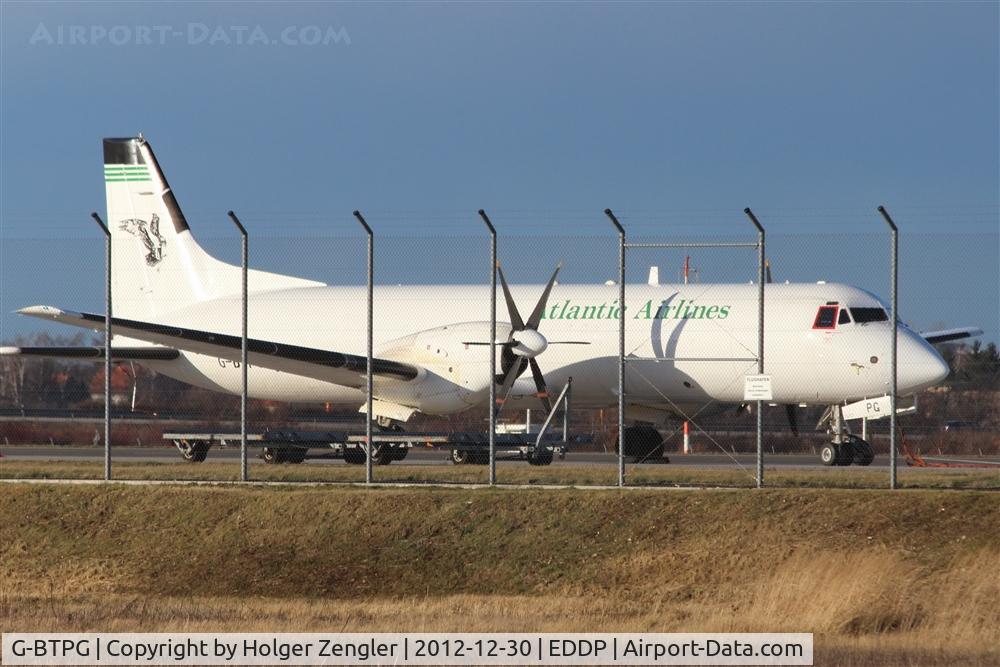 G-BTPG, 1989 British Aerospace ATP C/N 2014, Another Atlantic Airways on apron 2....