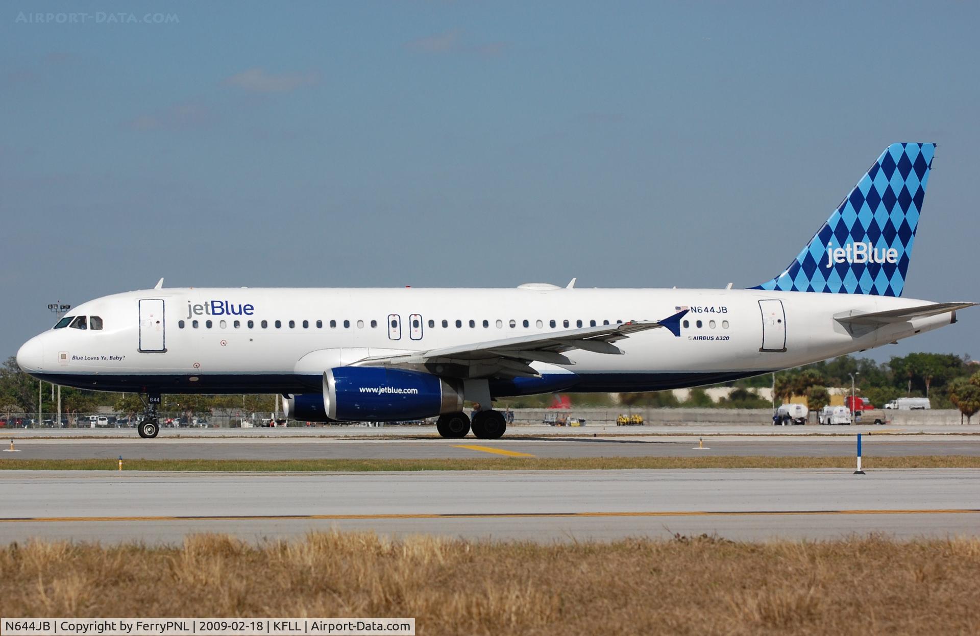 N644JB, 2006 Airbus A320-232 C/N 2880, JetBlue A320