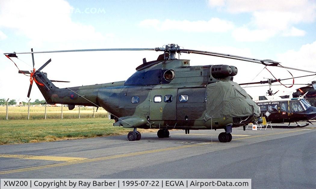 XW200, 1971 Westland Puma HC.1 C/N 1048/F9747, Aerospatiale SA.330 Puma HC.1 [1048] (RAF) RAF Fairford~G 22/07/1995.