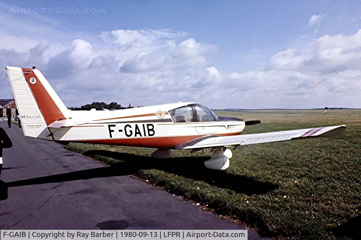 F-GAIB, 1976 Wassmer WA-54 Atlantic C/N 149, Wassmer WA.54 Atlantic [149] Guyancourt~F 13/09/1980. Image taken from a slide.