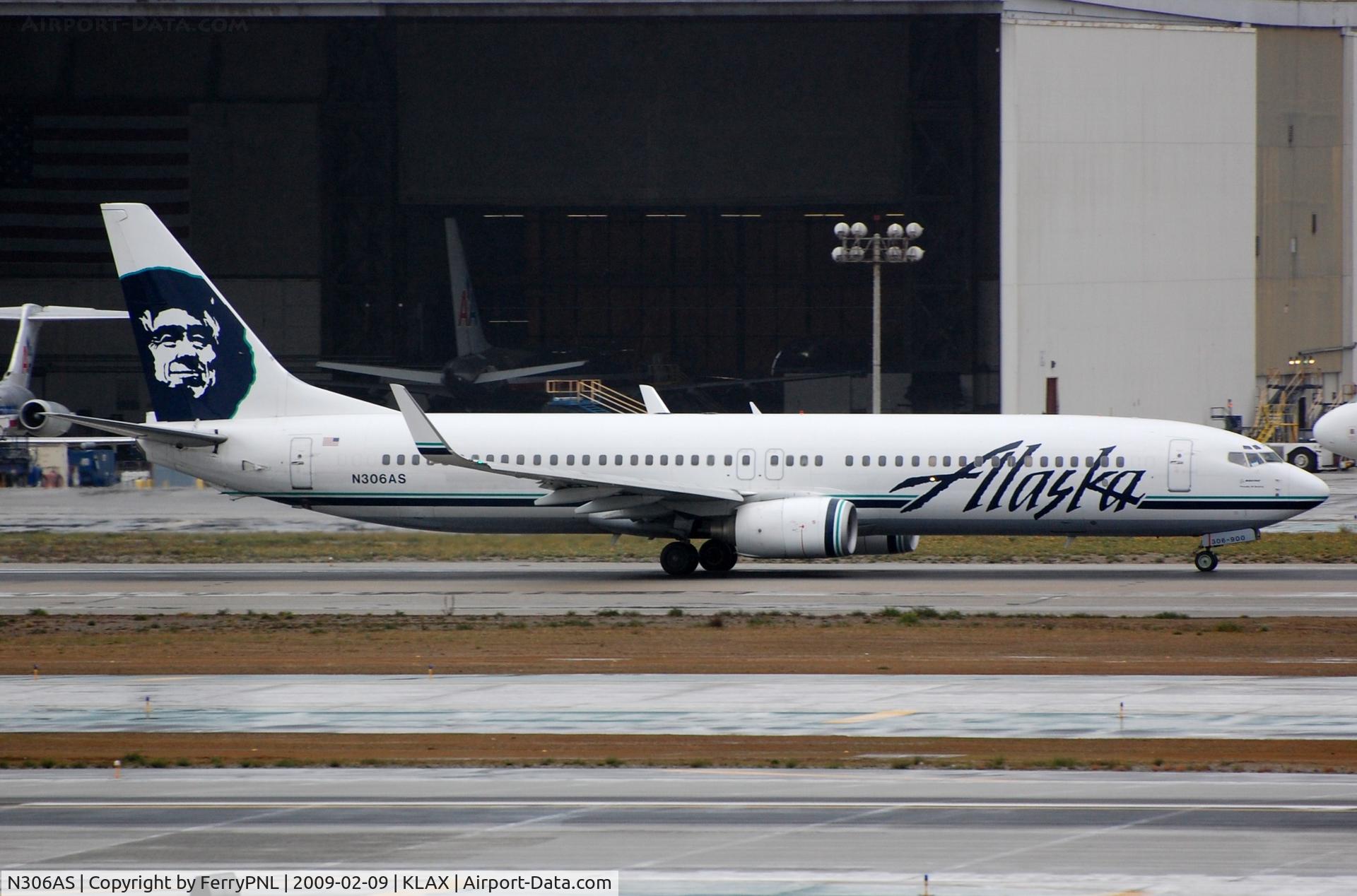 N306AS, 2001 Boeing 737-990 C/N 30014, Alaska B739 in LAX