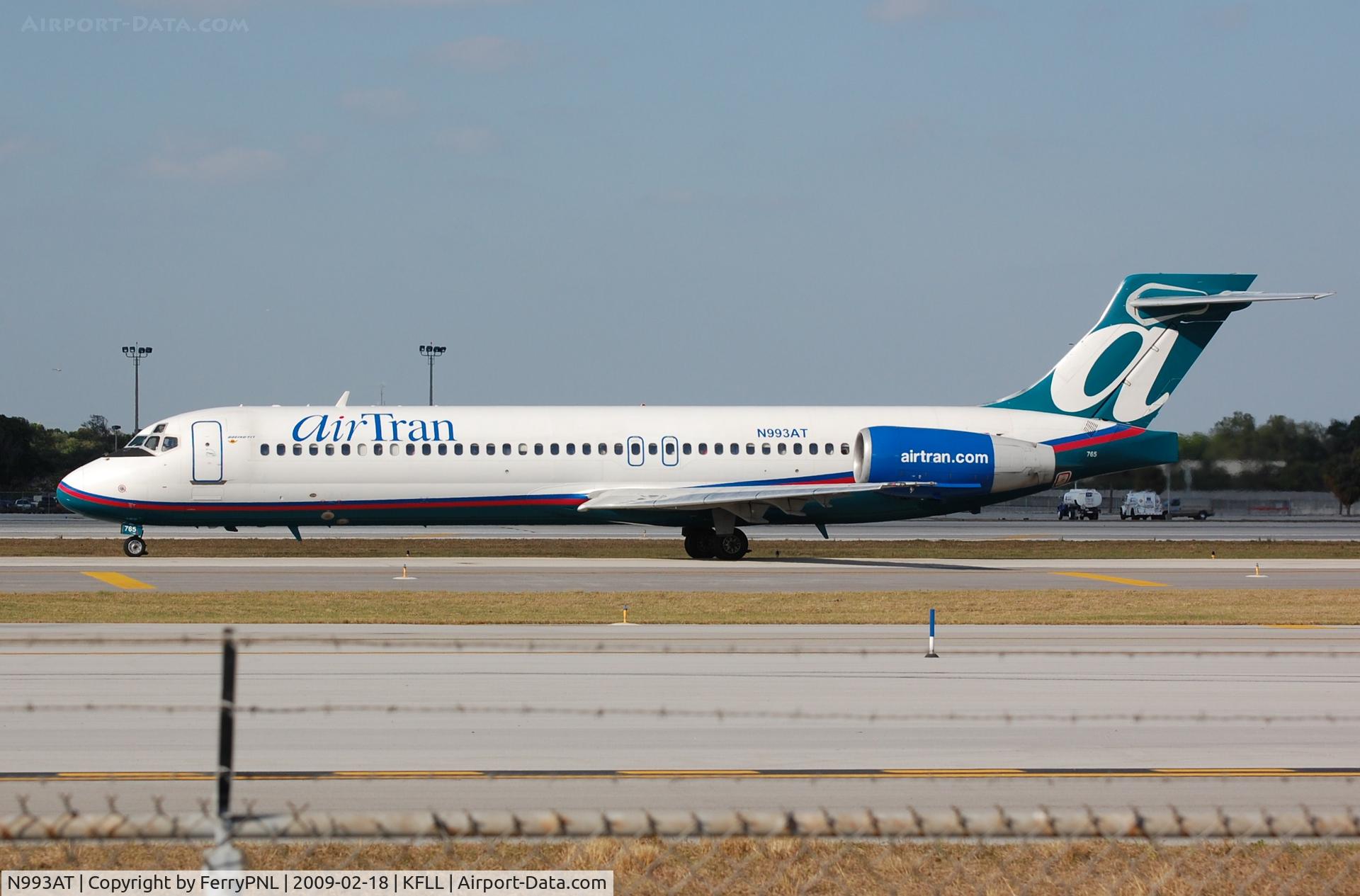 N993AT, 2002 Boeing 717-200 C/N 55137, B717 Airtran