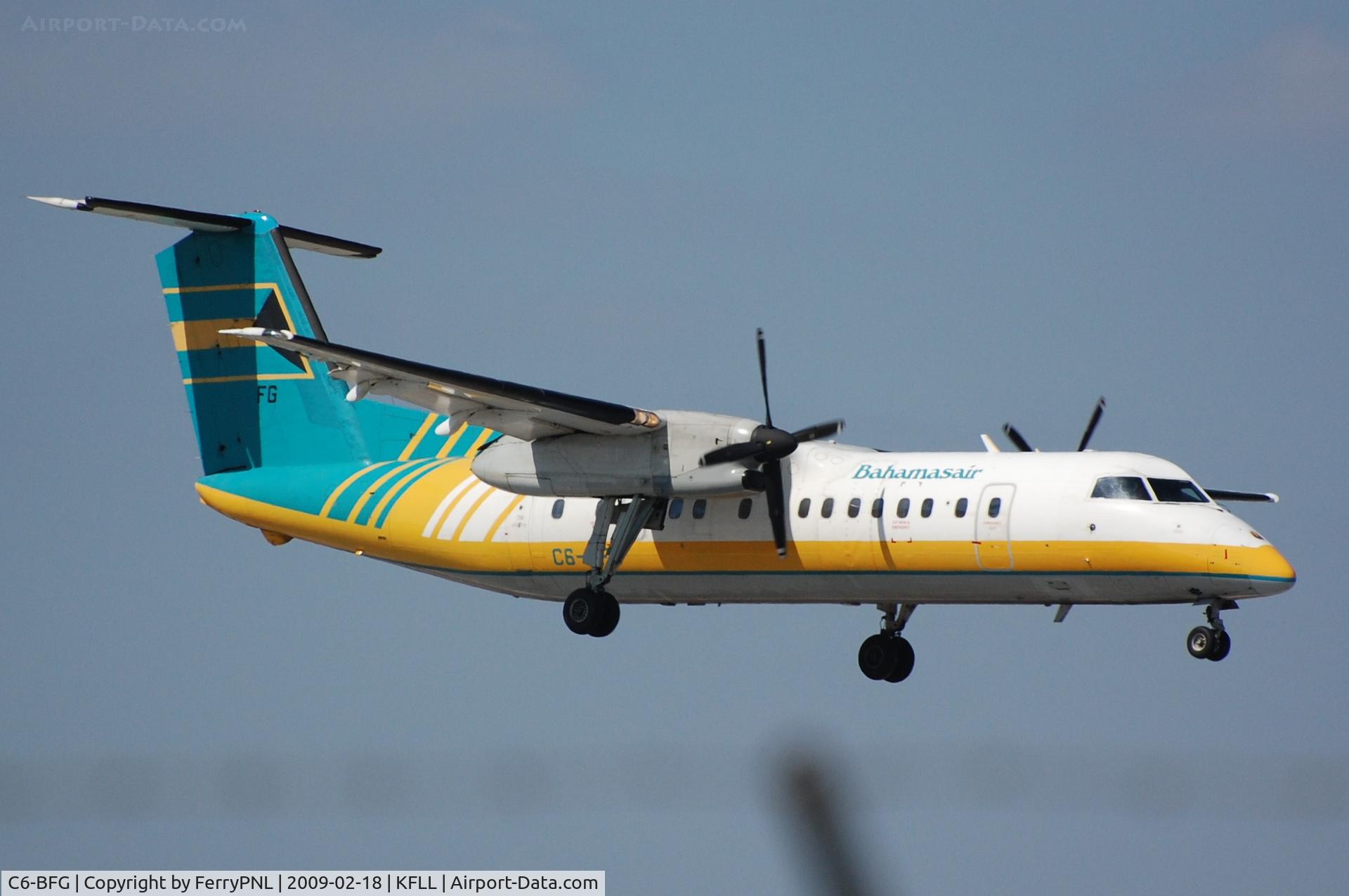 C6-BFG, 1991 De Havilland Canada DHC-8-311 Dash 8 C/N 288, Colourfull Dash 8