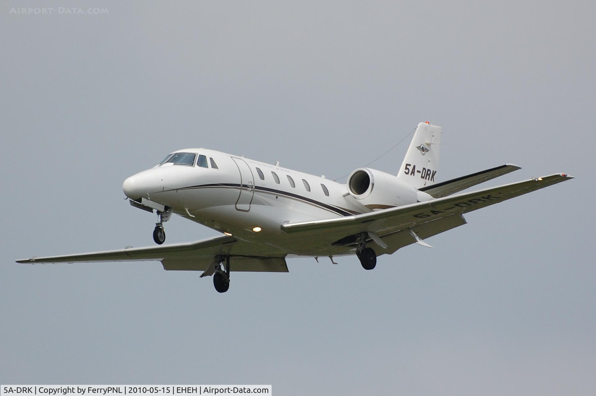 5A-DRK, 2007 Cessna 560XL Citation XLS C/N 560-5710, Ambulance flight arriving in EIN