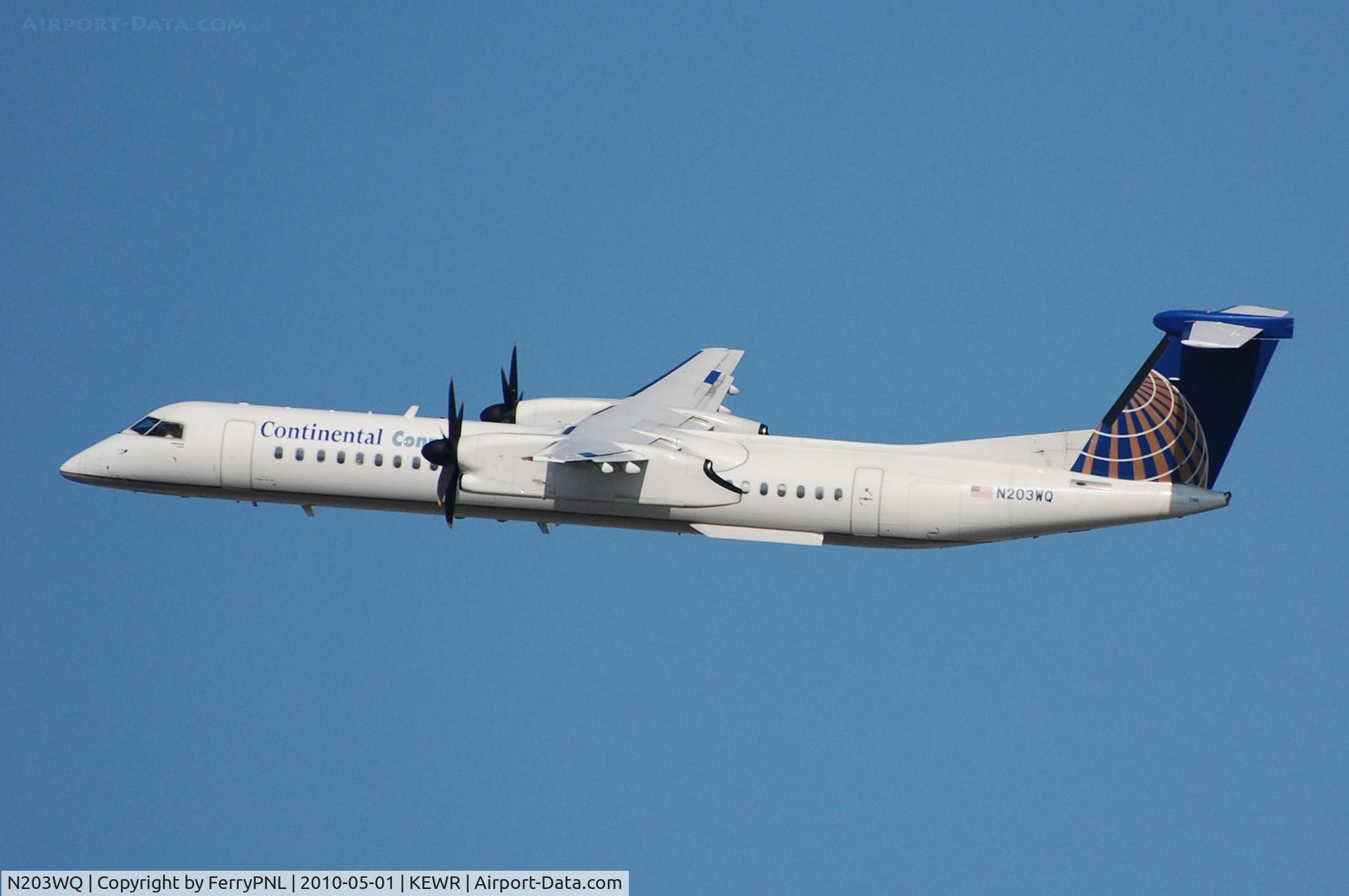 N203WQ, 2008 Bombardier DHC-8-402 Dash 8 C/N 4203, CO Express Dash8