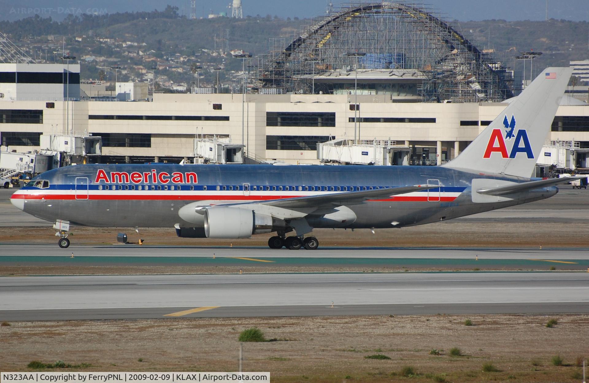 N323AA, Boeing 767-223 C/N 22324, AA B762 performed another transcontinental flight.