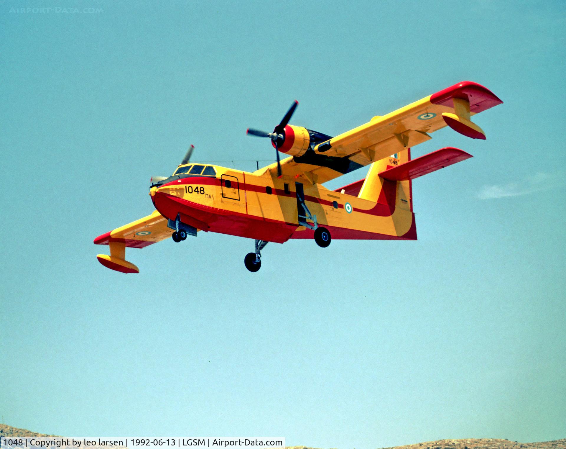 1048, Canadair CL-215-III (CL-215-1A10) C/N 1048, Samos Greece 13.6.92