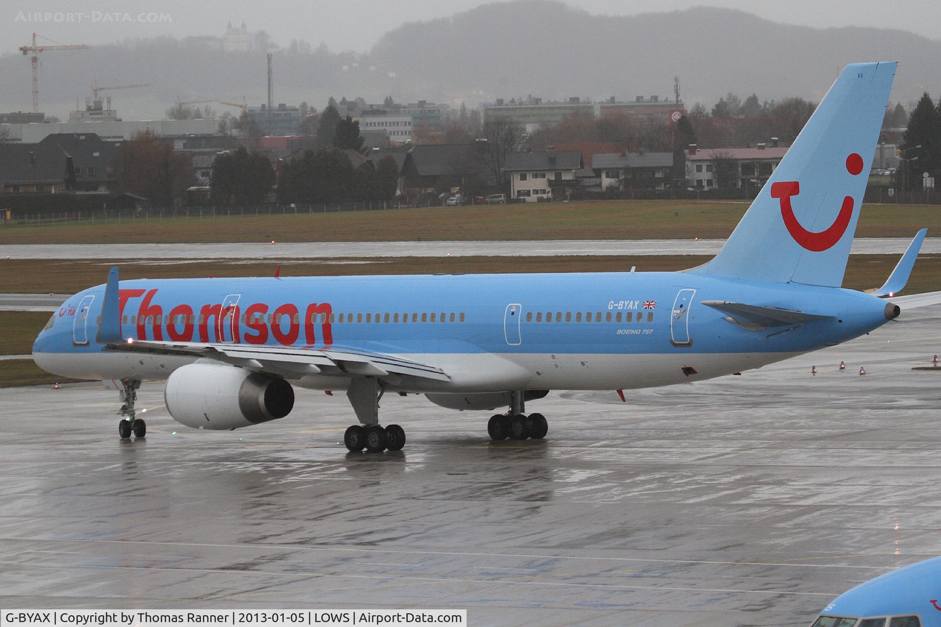G-BYAX, 1999 Boeing 757-204 C/N 28834, Thomson Boeing 757