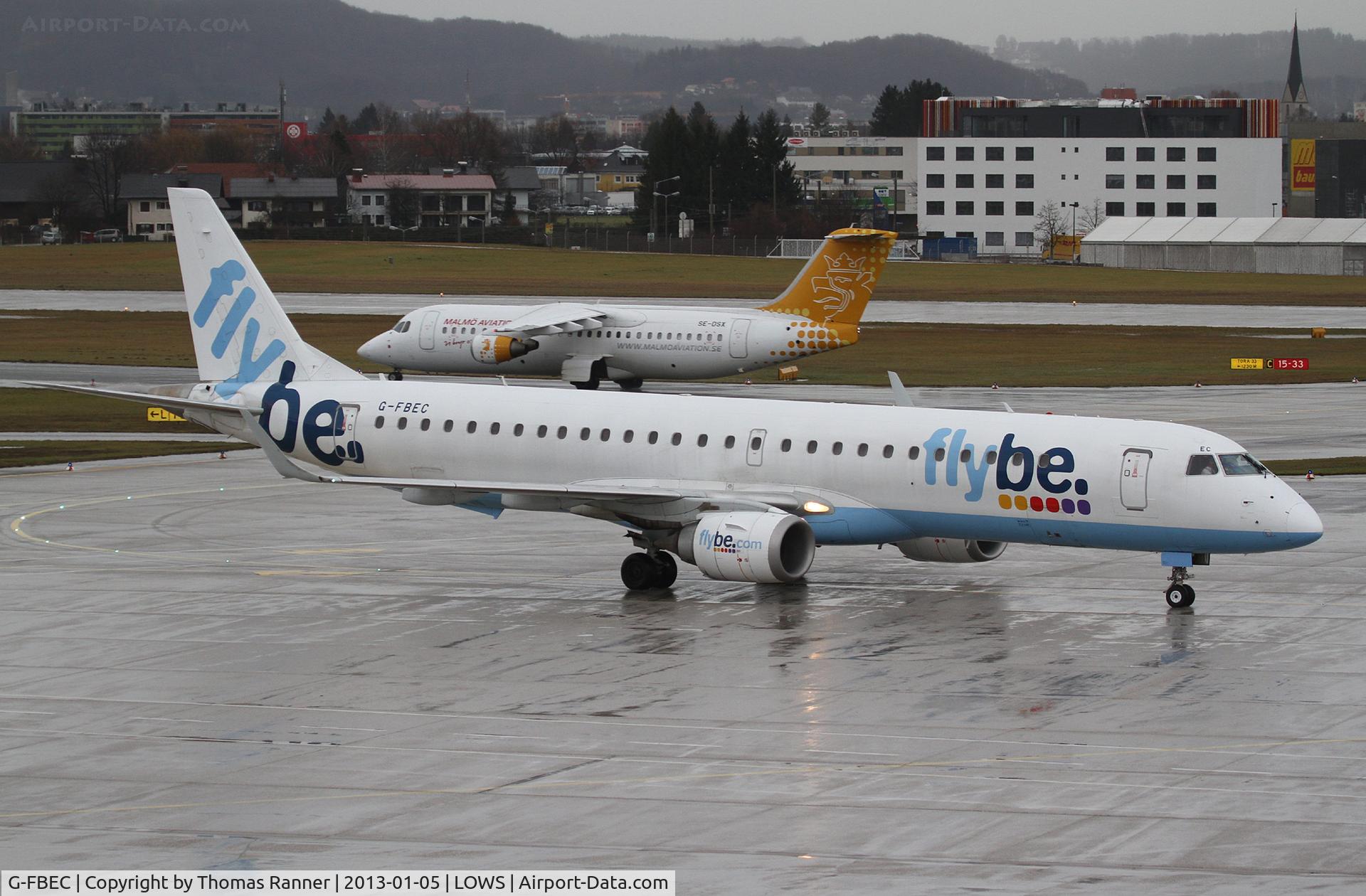 G-FBEC, 2006 Embraer 195LR (ERJ-190-200LR) C/N 19000069, FlyBe Embraer 190