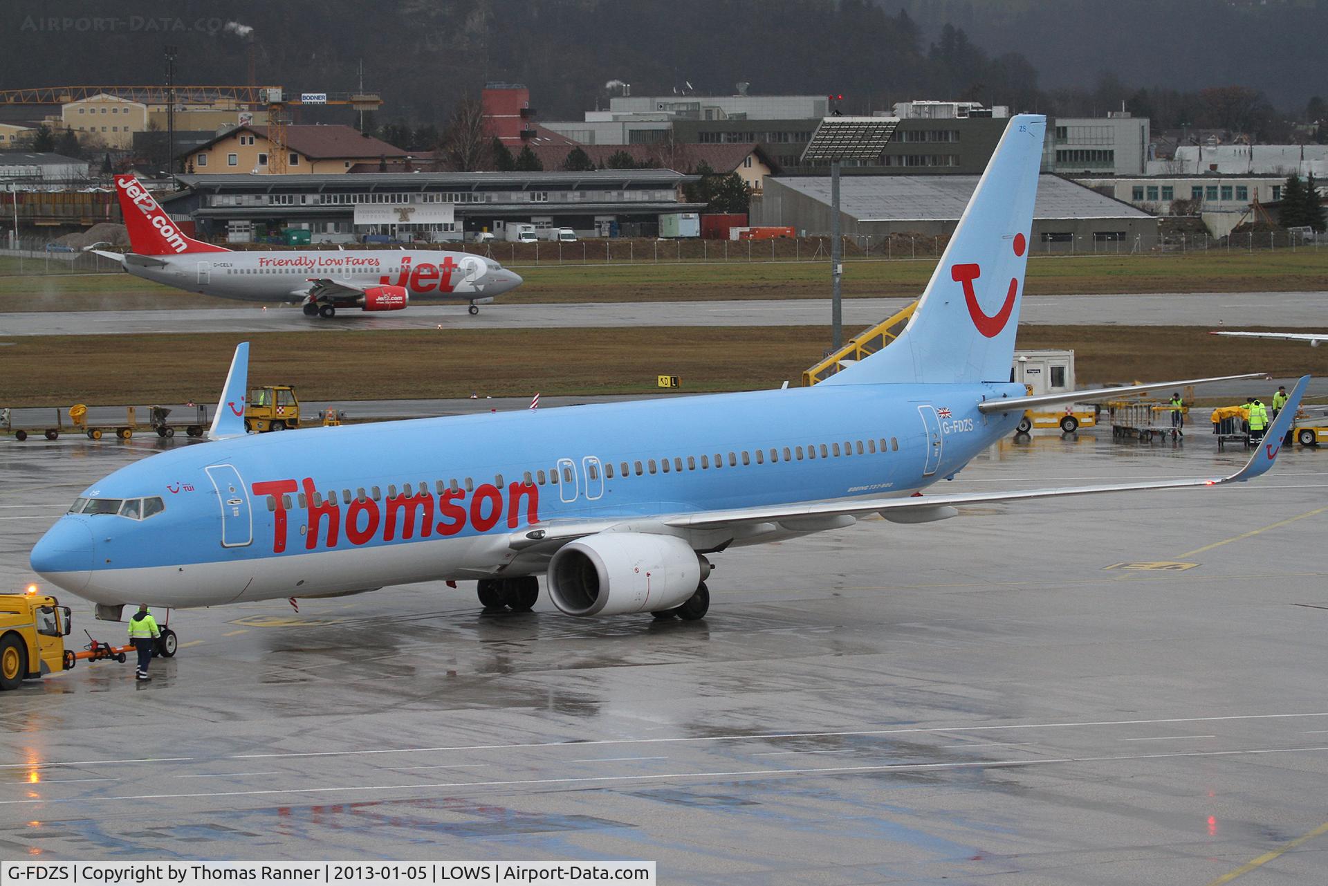 G-FDZS, 2009 Boeing 737-8K5 C/N 35147, Thomson Boeing 737