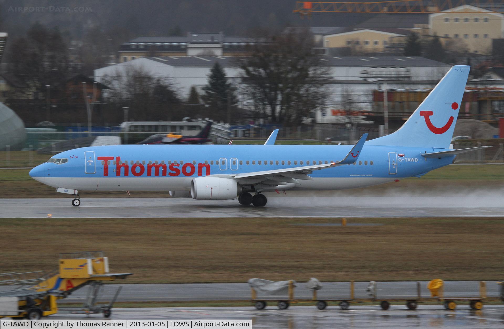 G-TAWD, 2012 Boeing 737-8K5 C/N 37265, Thomson Boeing 737