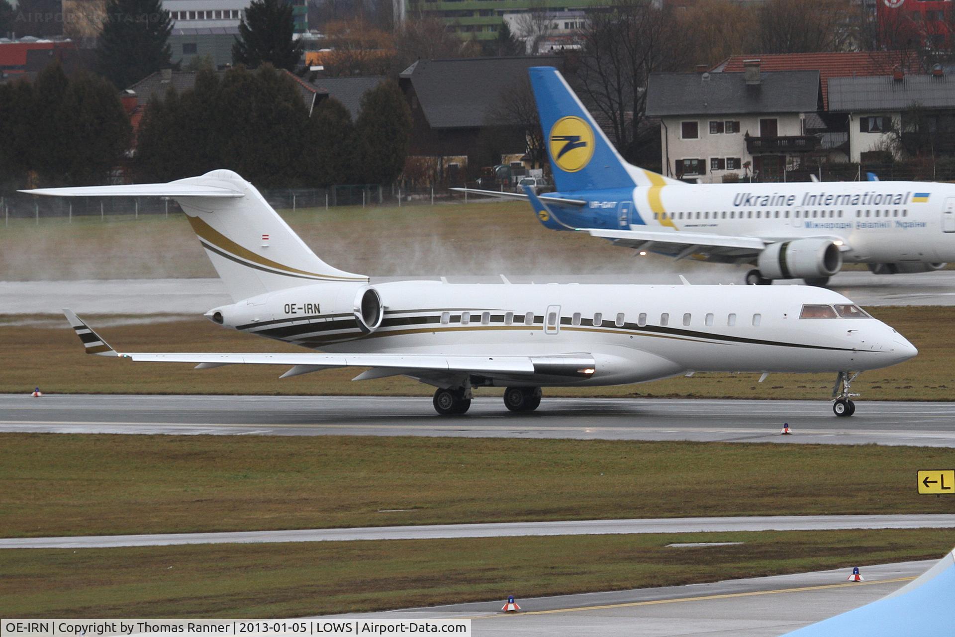 OE-IRN, 2008 Bombardier BD-700-1A10 Global Express XRS C/N 9291, Bombadier BD-700