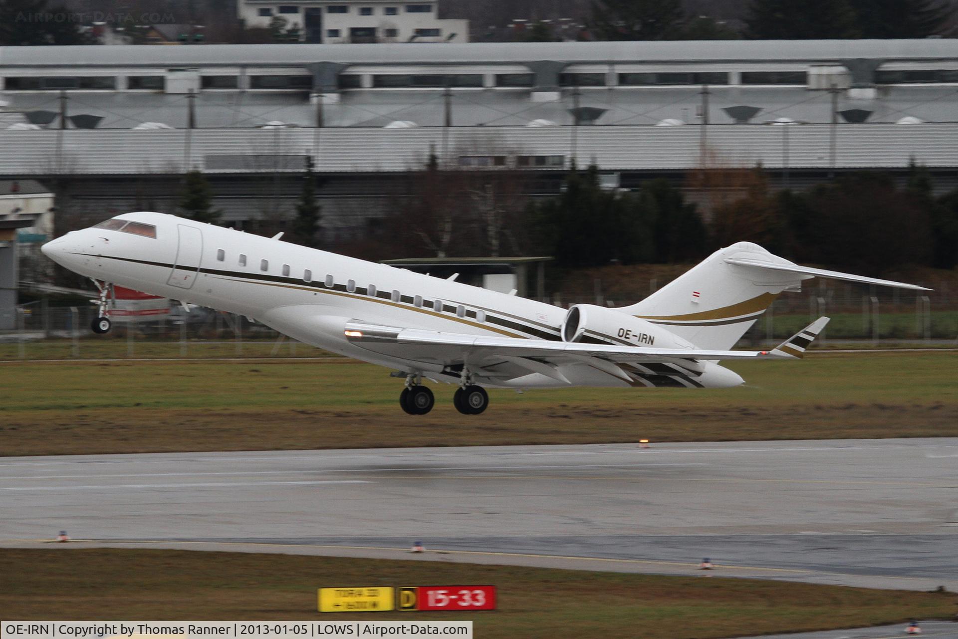 OE-IRN, 2008 Bombardier BD-700-1A10 Global Express XRS C/N 9291, Bombadier BD-700