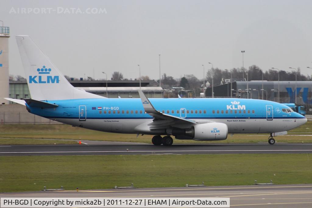 PH-BGD, 2008 Boeing 737-7K2 C/N 30366, Taxiing