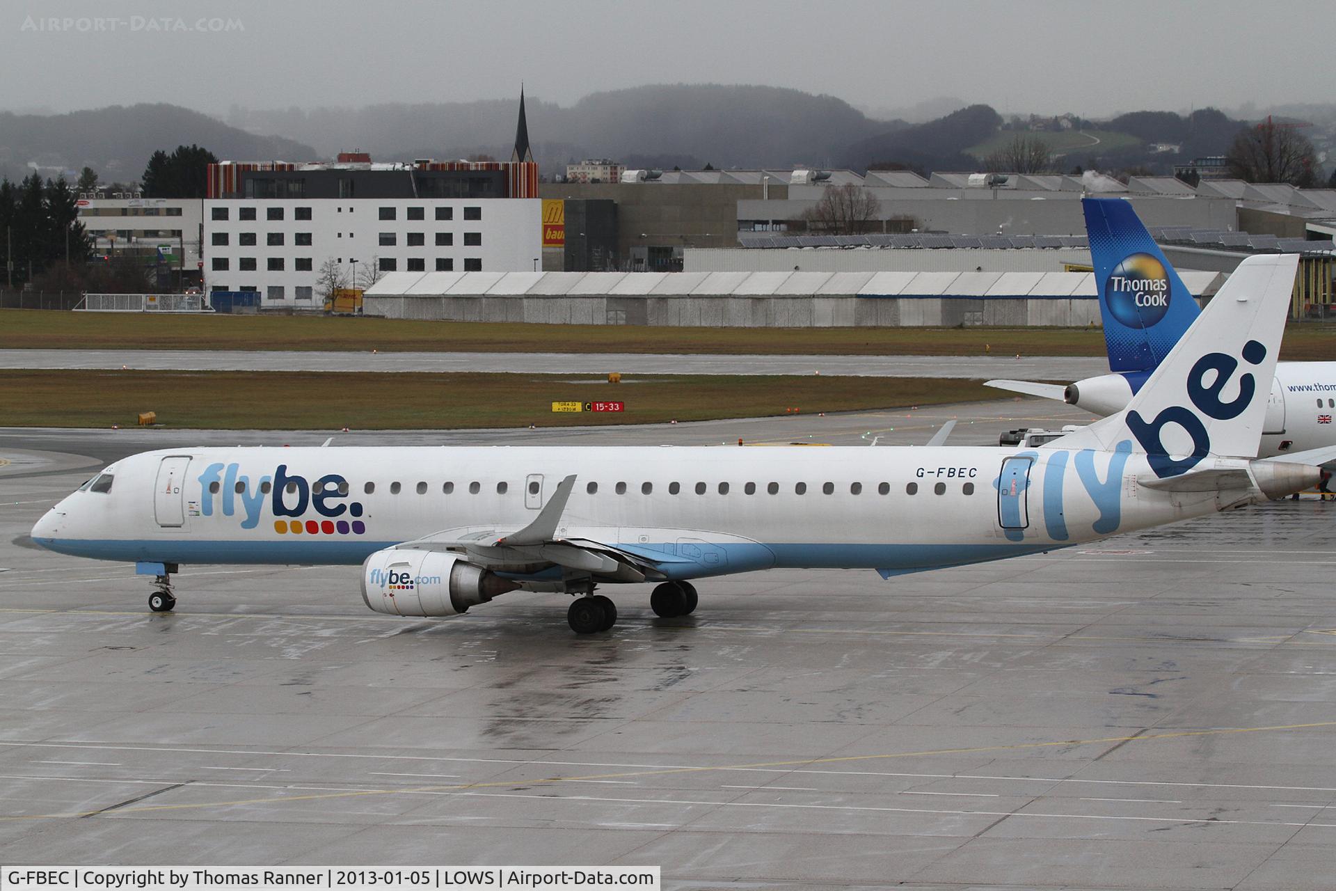 G-FBEC, 2006 Embraer 195LR (ERJ-190-200LR) C/N 19000069, FlyBe Embraer 190