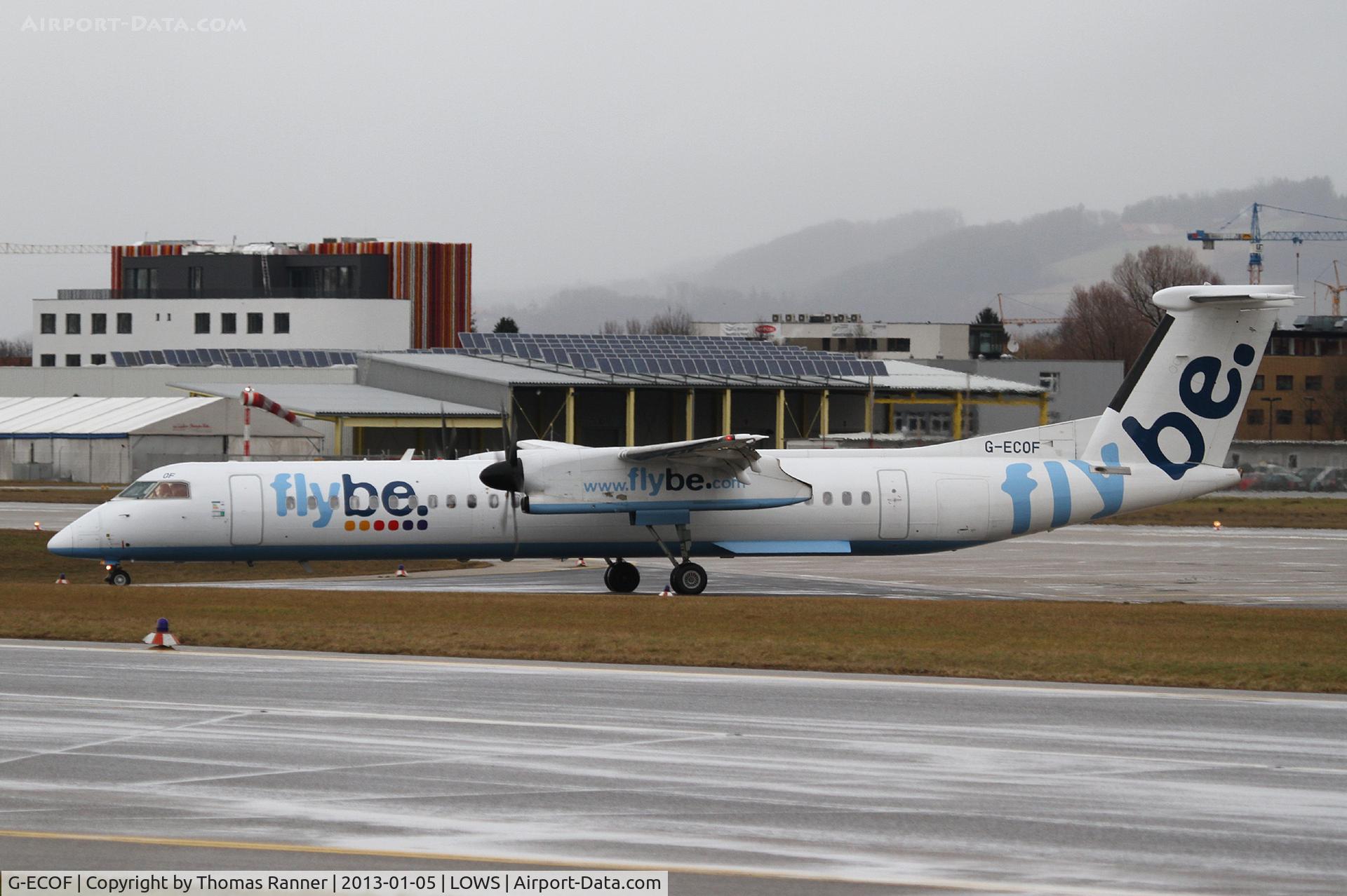 G-ECOF, 2008 De Havilland Canada DHC-8-402Q Dash 8 C/N 4216, FlyBe DHC-8