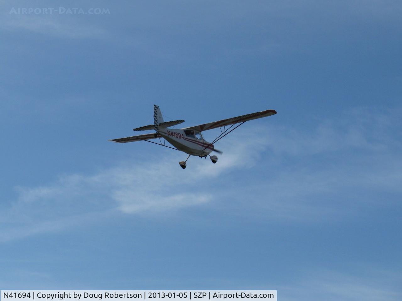 N41694, 1973 Bellanca 7KCAB Citabria C/N 400-73, 1973 Bellanca 7KCAB CITABRIA, Lycoming IO-320-E2A 150 Hp, takeoff climb Rwy 22
