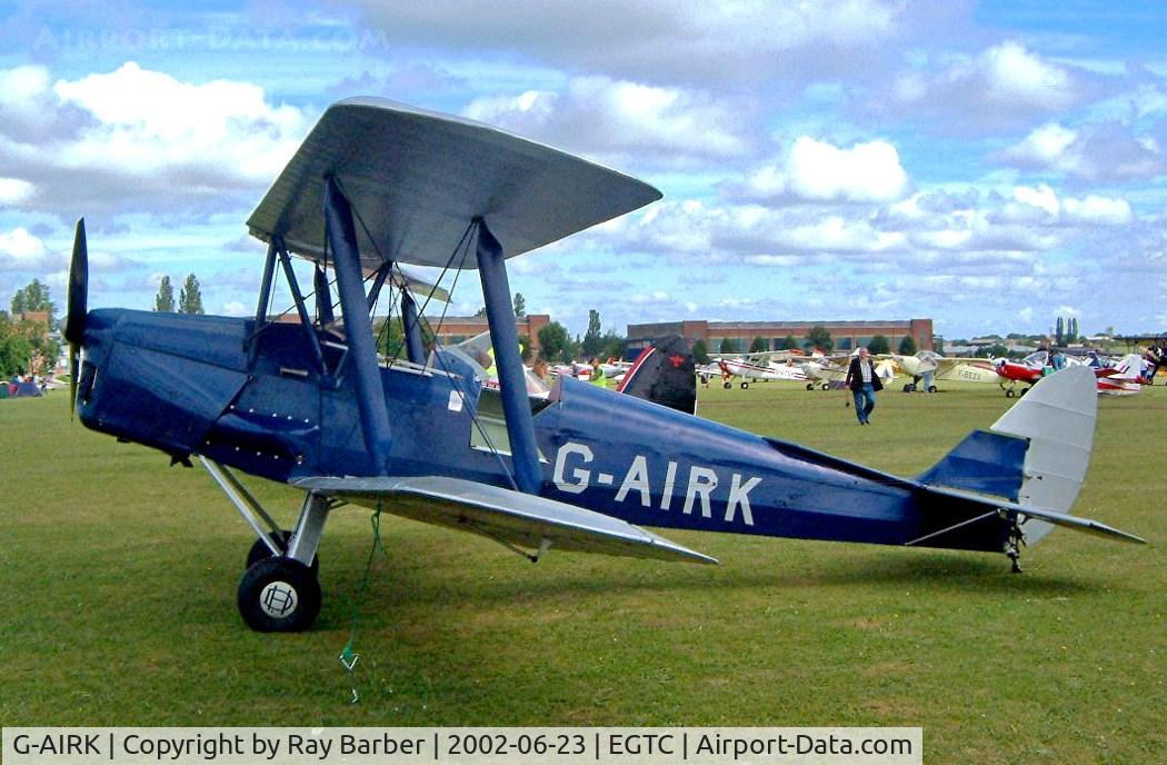 G-AIRK, 1939 De Havilland DH-82A Tiger Moth II C/N 82336, De Havilland DH.82A Tiger Moth [82336] Cranfield~G 23/06/2002