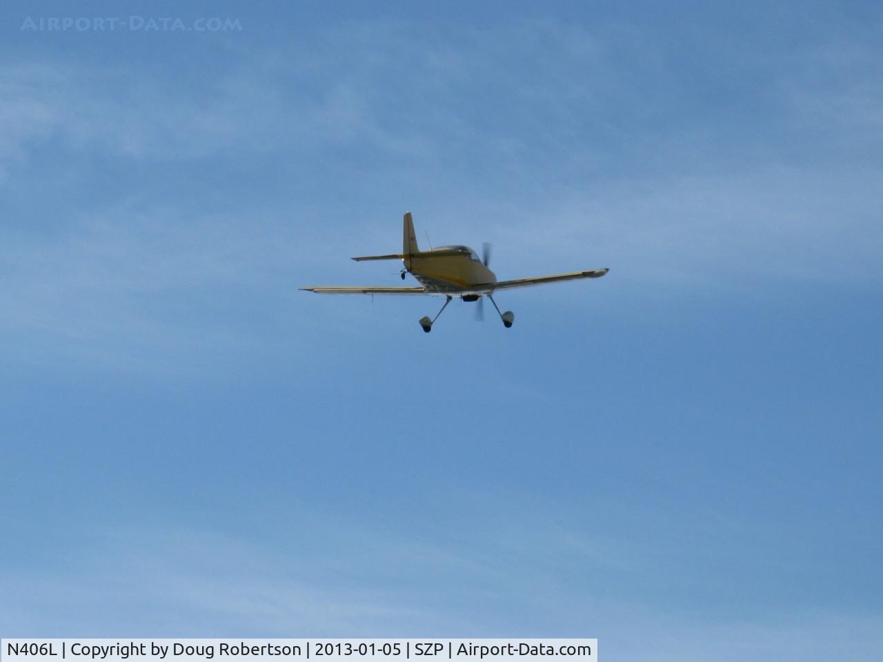 N406L, 2008 Vans RV-6 C/N 936, Provo PROVO 6, Lycoming O-320 160 Hp, takeoff climb Rwy 22