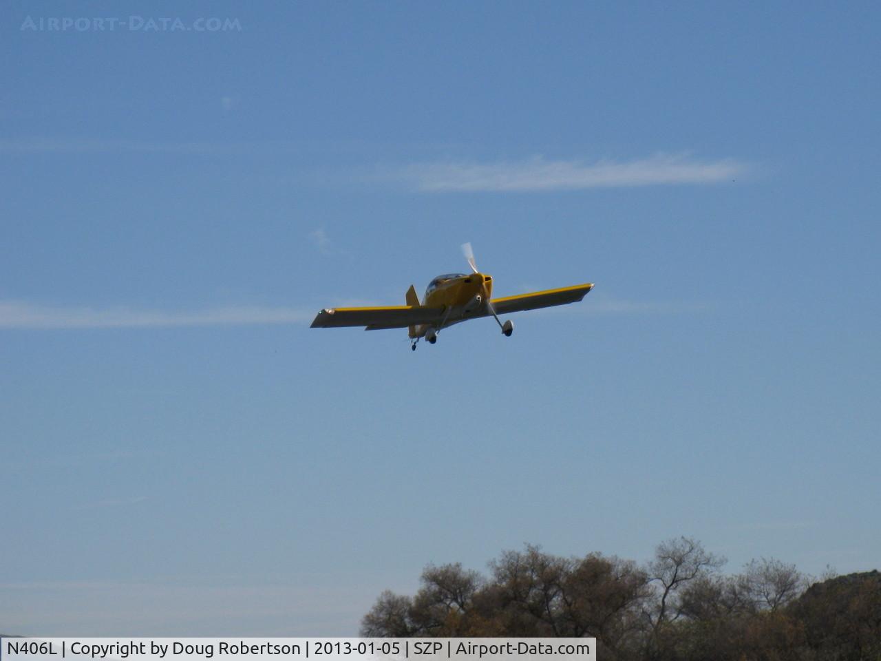 N406L, 2008 Vans RV-6 C/N 936, Provo PROVO 6, Lycoming O-320 160 Hp, takeoff climb Rwy 22