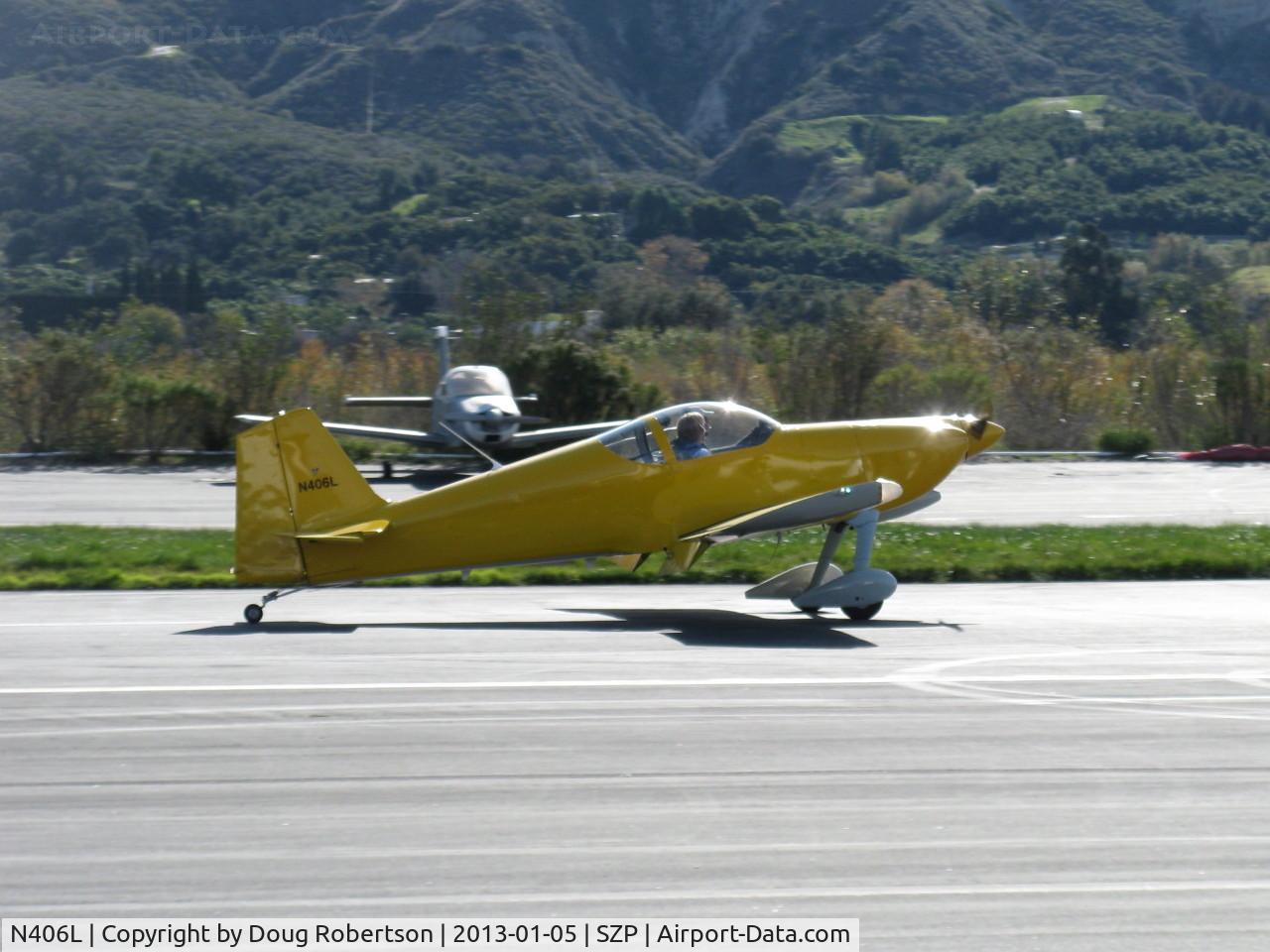 N406L, 2008 Vans RV-6 C/N 936, Provo PROVO 6, Lycoming O-320 160 Hp, landing roll Rwy 22