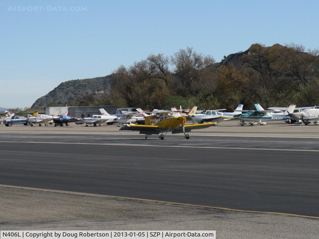 N406L, 2008 Vans RV-6 C/N 936, Provo PROVO 6, Lycoming O-320 160 Hp, landing roll Rwy 22