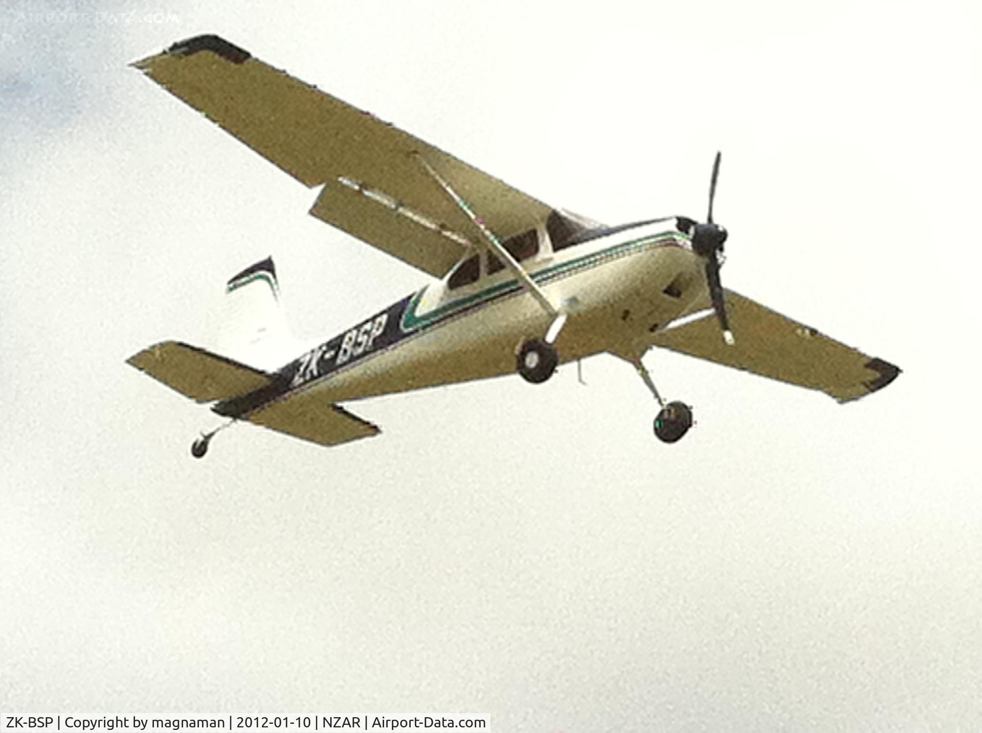 ZK-BSP, Cessna 180 C/N 31263, Landing on parallel runway - very busy day today.