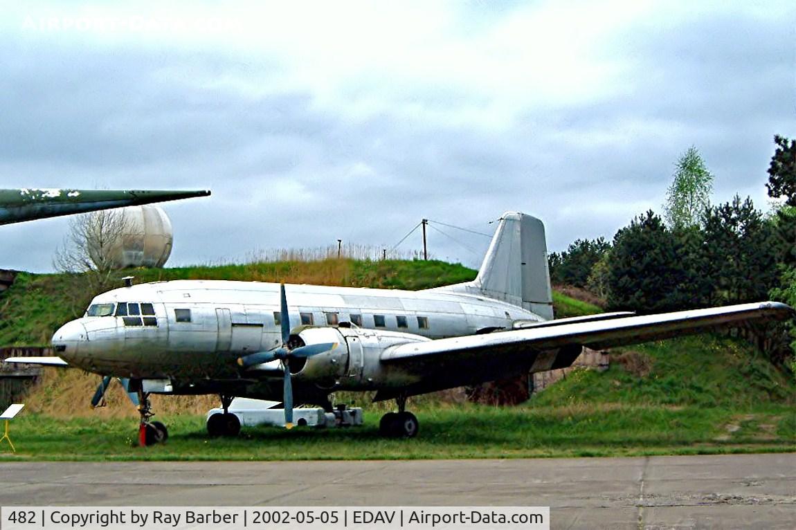 482, 1958 Ilyushin (VEB) Il-14P C/N 14803035, VEB Il-14P [14803035] Finow~D 05/05/2002