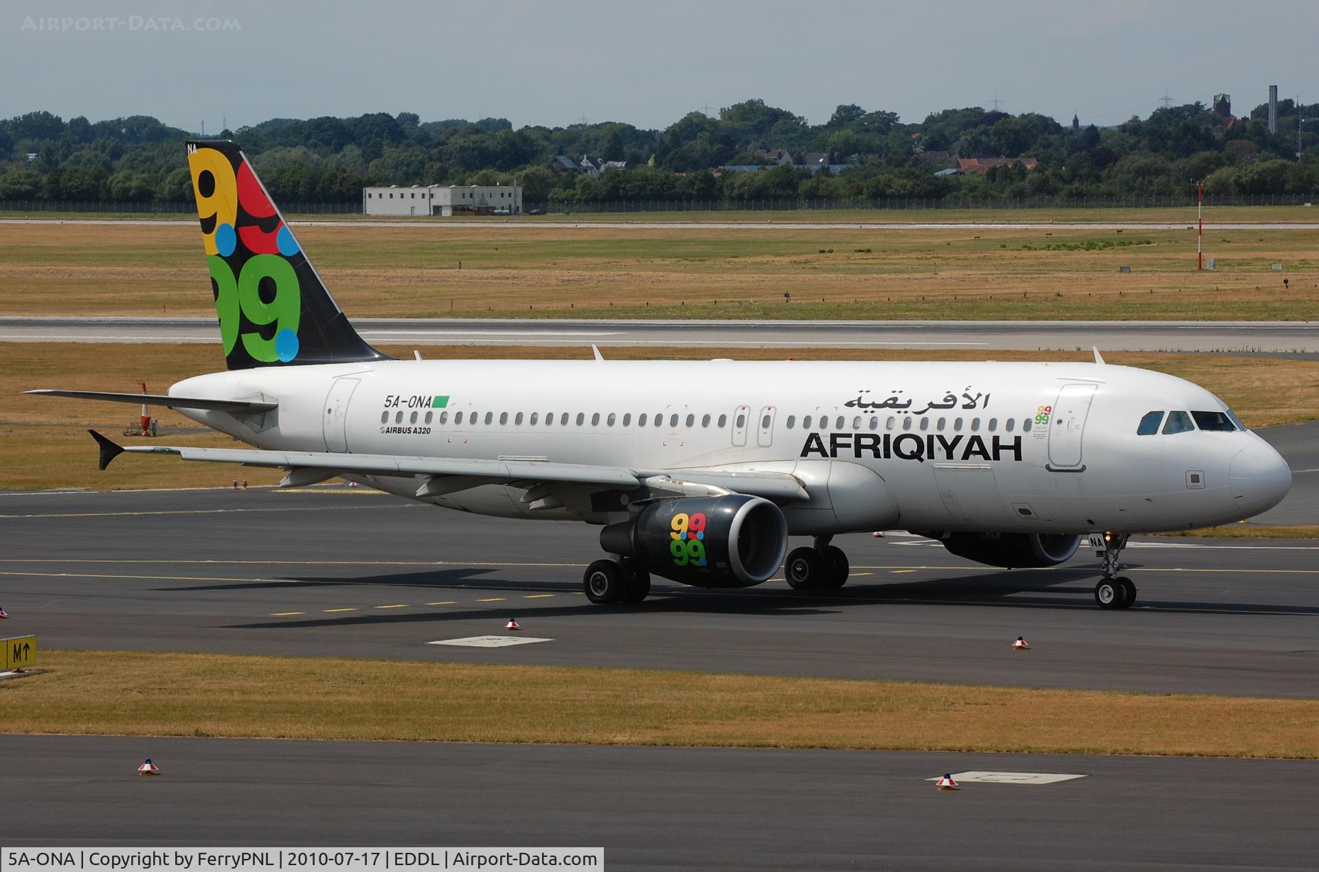 5A-ONA, 2007 Airbus A320-214 C/N 3224, A320 ready to depart for Tripoli