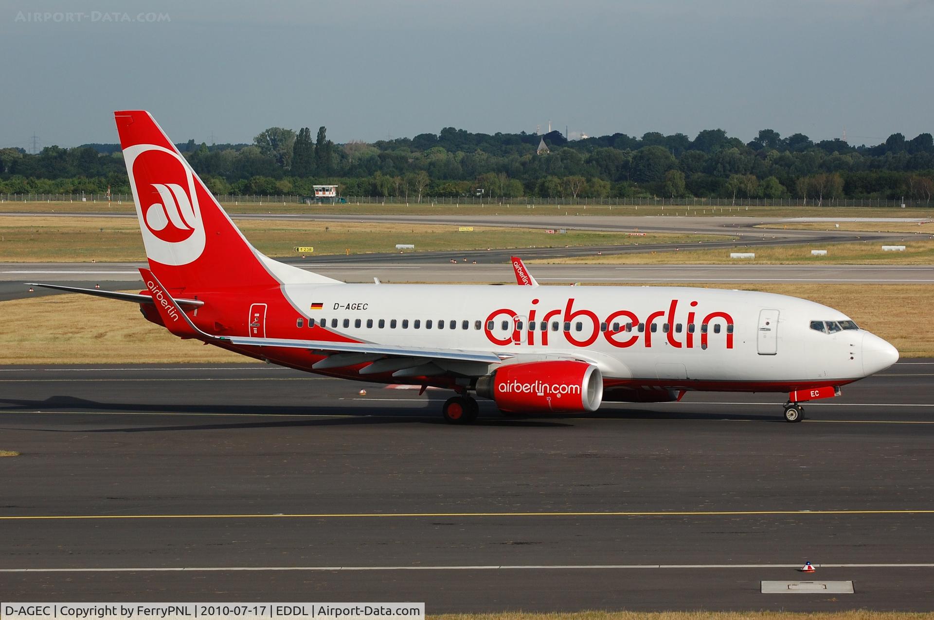 D-AGEC, 2009 Boeing 737-76J C/N 36118, Air Berlin B737