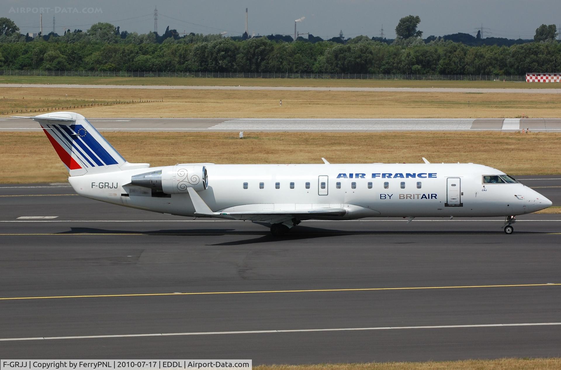 F-GRJJ, 1997 Canadair CRJ-100ER (CL-600-2B19) C/N 7190, AF CL200 for departure