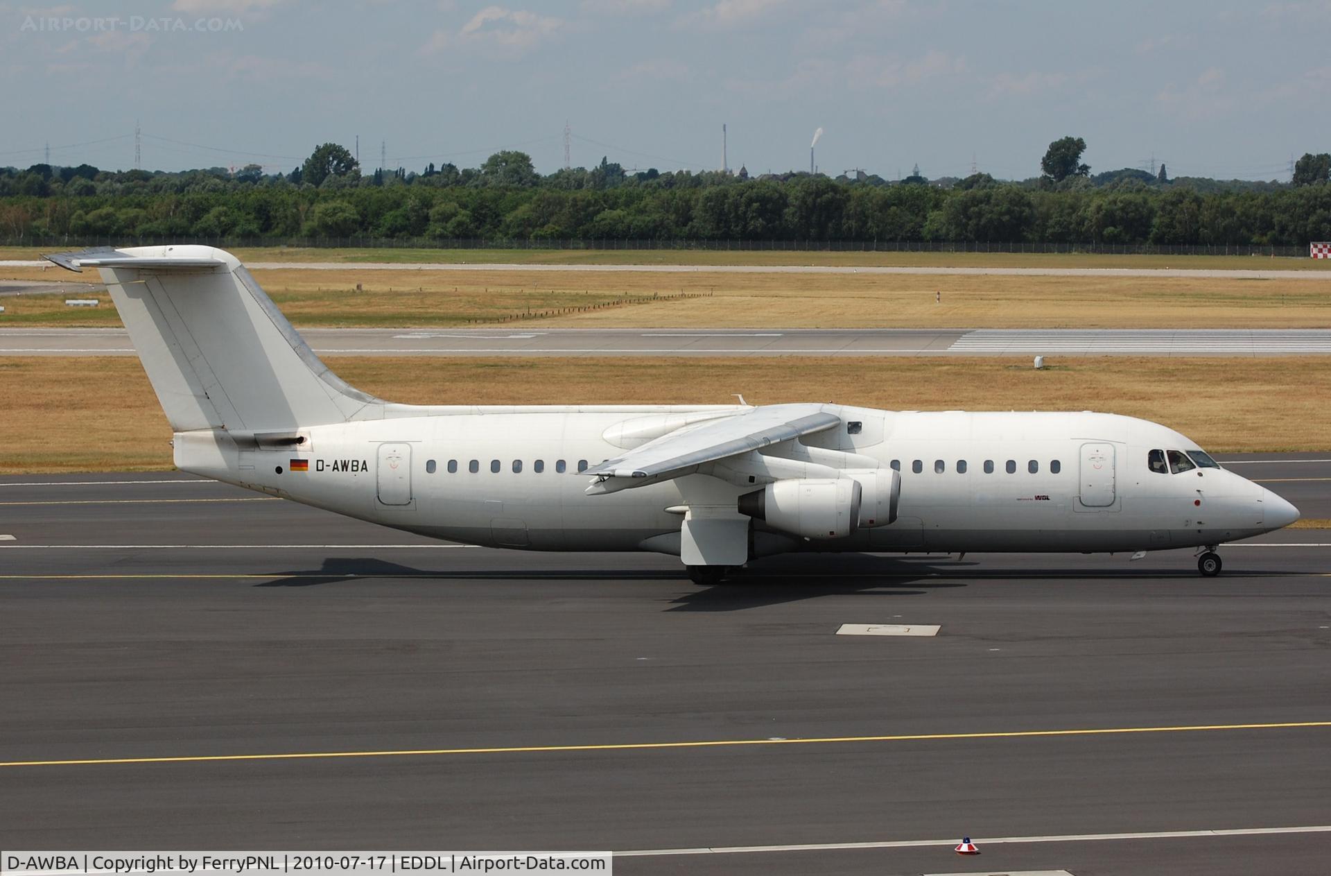D-AWBA, 1989 British Aerospace BAe.146-300 C/N E3134, All white BAe146 owned by WDL