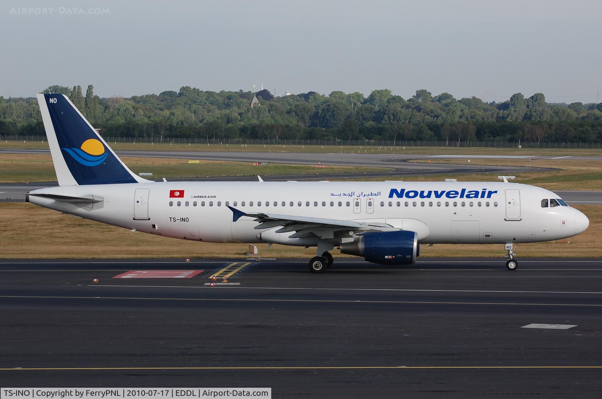 TS-INO, 2008 Airbus A320-214 C/N 3480, Back to Tunesia