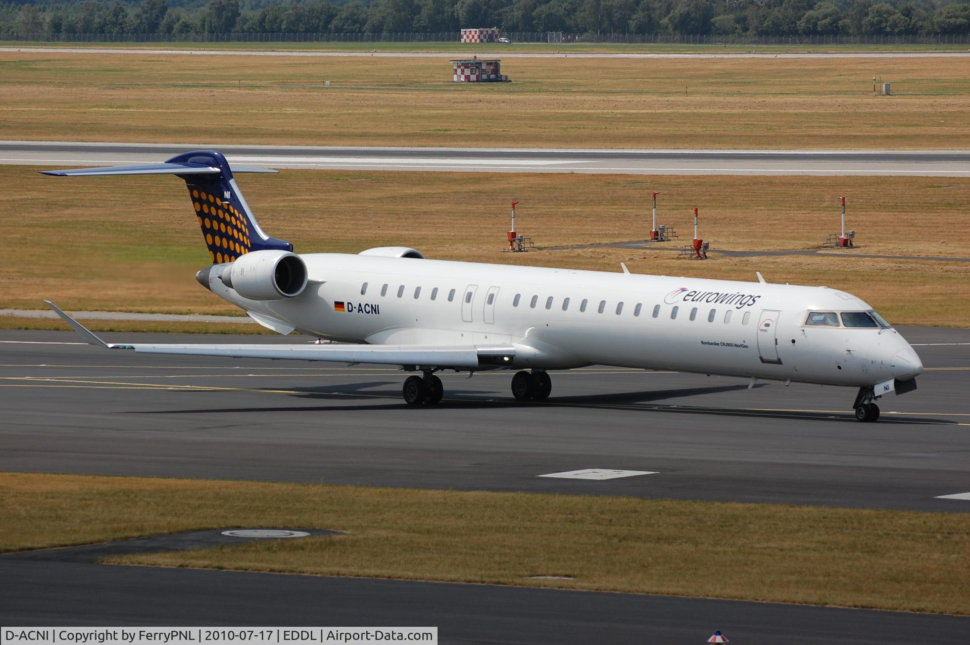 D-ACNI, 2009 Bombardier CRJ-900 NG (CL-600-2D24) C/N 15248, Eurowings is based in DUS